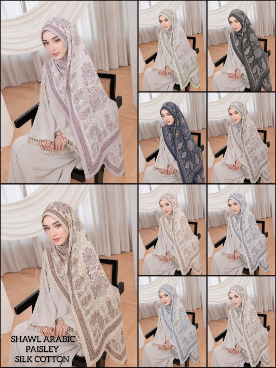 SHAWL ARABIC PAISLEY