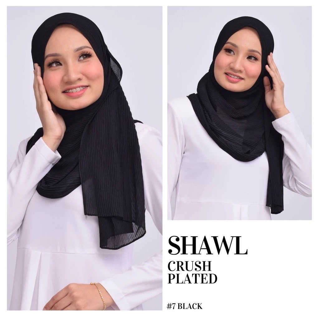 SHAWL CRUSH ALL BLACK π€