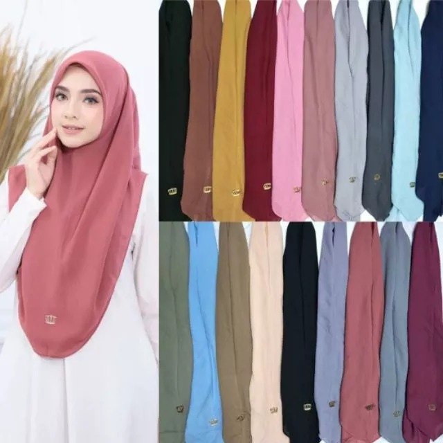 BAWAL SARUNG LAYLA TAG CROWN MATERIAL CHIFFON                                                                                          BIDAN